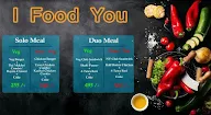 I Food You menu 3