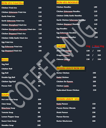 Coffee Mug Restro Cafe menu 