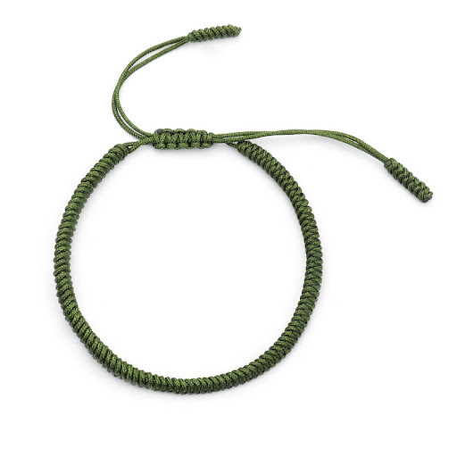 Title 6, Pulseira de corda vermelha com nó diamante, uni...