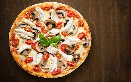 Mushroom Olive Pizza