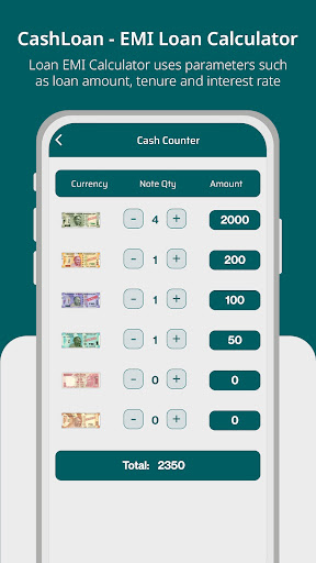 Screenshot CashLoan - EMI Loan Calculator
