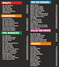 Hth Burger Point menu 2