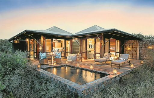 PRIDE AND JOY: Kwandwe’s award-winning Ecca Lodge provides the ultimate luxury accommodation in the bush with the Big Five and a large variety of other game literally on your doorstep. The lodge walked away with the Top Safari Experience award in Africa in London recently Picture: SUPPLIED