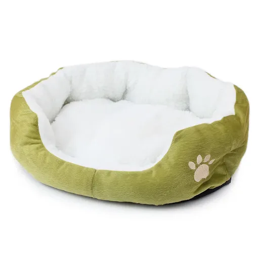 Small Dog and Cat Kennel Lambswool Dog Kennel for All Seasons Pet Kennel Pet Supplies Universal