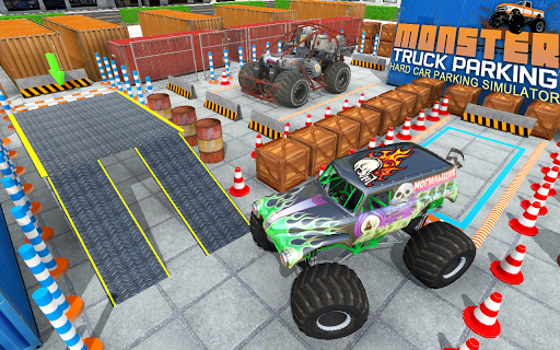 Monster Truck Parking Hard Car Parking Simulator