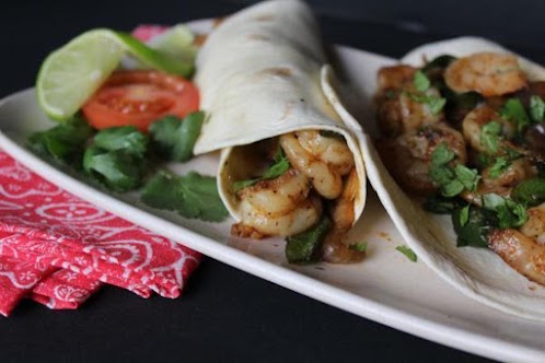 Shrimp Fajitas for Two