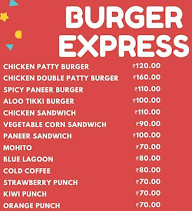 Burger Express menu 1