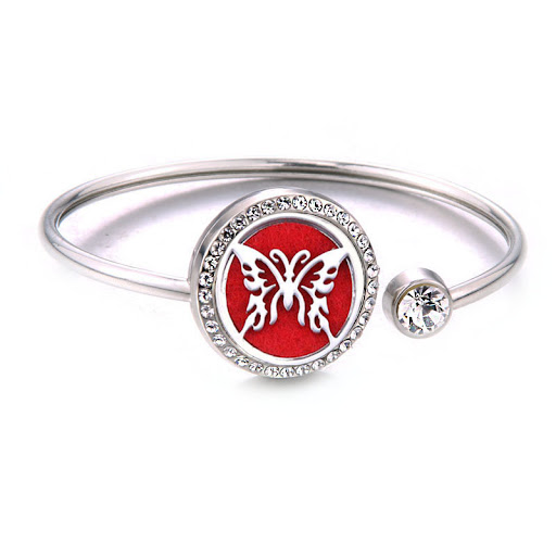 Title 10, Aromatherapy Stainless Steel Love Chain Bracele...