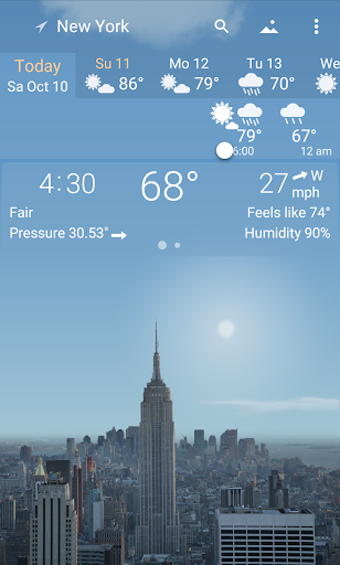 Screenshot YoWindow Weather and wallpaper