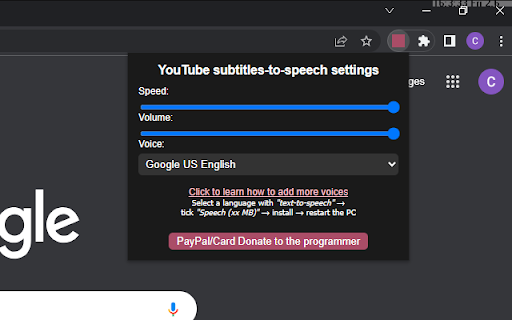 YouTube Subtitle Reader