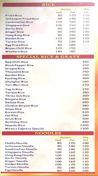 Mirza's Express menu 4