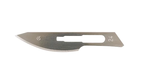 KRUUSE Carbon Steel Skalpellblad, nr 24, 100 st