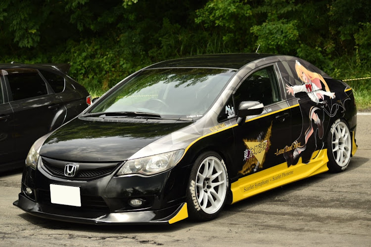 シビックのエビス痛車夏祭りに関するカスタム事例の投稿画像1枚目