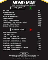 Momo Miah menu 1