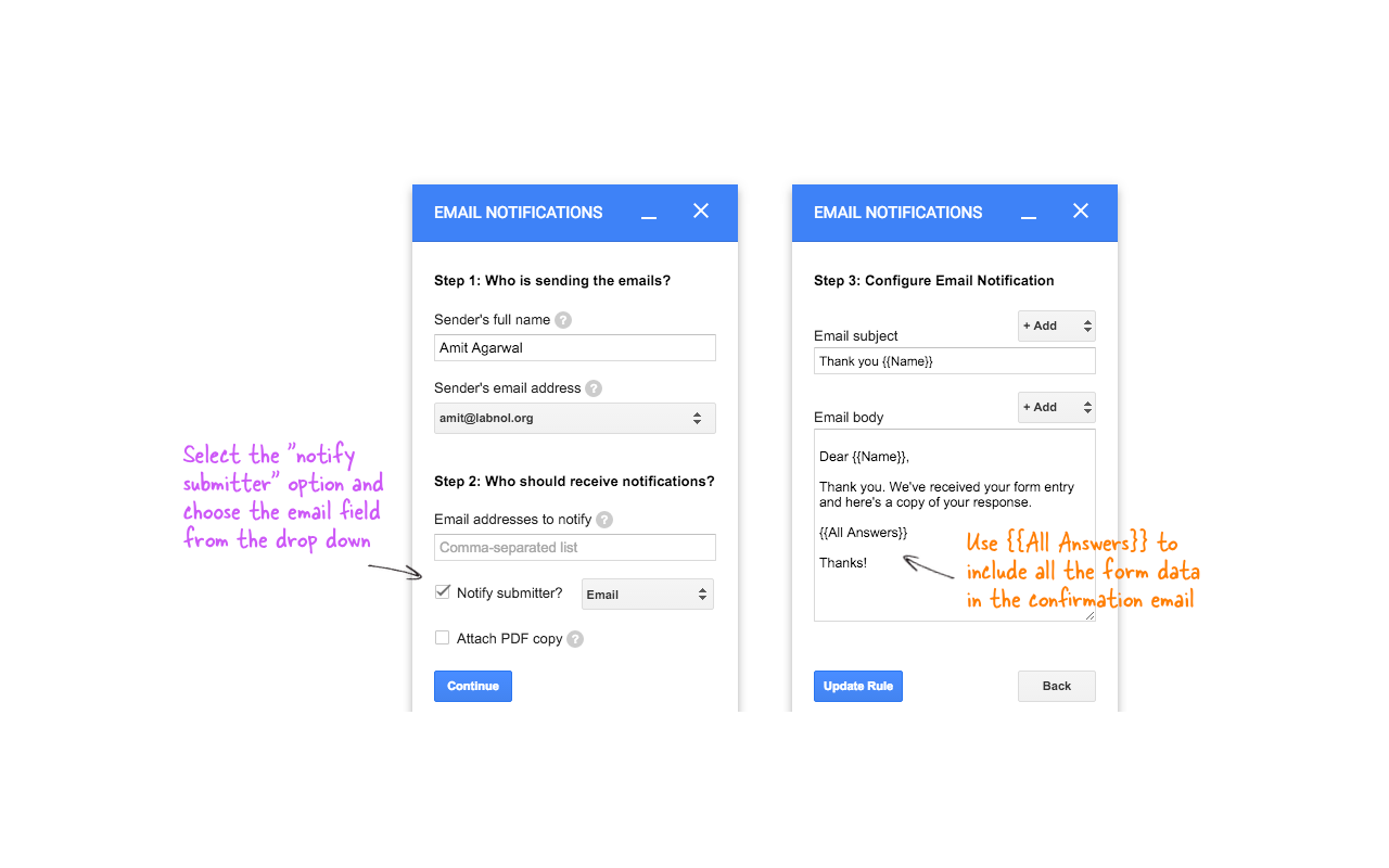 Email Notifications for Google Forms - Google Workspace Marketplace