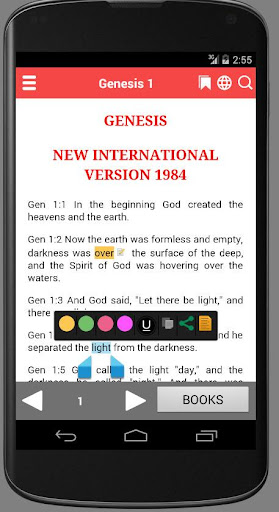 NIV Bible 1984.