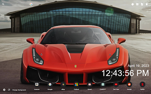 Ferrari Wallpaper New Tab