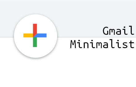 Minimalist Gmail small promo image