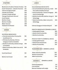 Chettinad Canteen menu 1