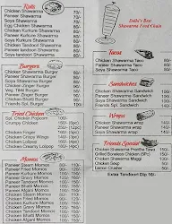 Friends Shawarma menu 4