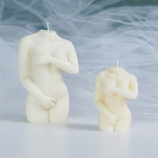 Title 8, Shy Female Body Candle Mold Sexy Female Body Si...