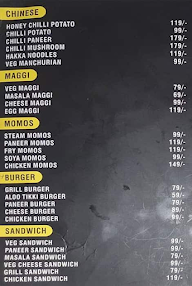 Cafe Dark Night menu 1