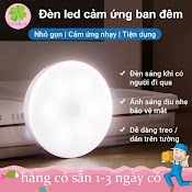 Đèn Cảm Ứng Chuyển Động, Đèn Led Dán Tường Cảm Biến Thông Minh Gắn Tủ Quần Áo, Hành Lang, Đèn Duy Thắng, Kèm Sạc Usb