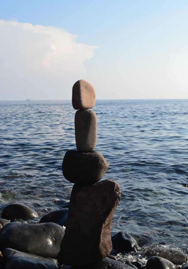 Equilibrio tra terra e mare di laylaphoto