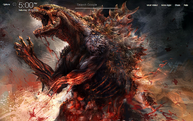 Godzilla Wallpapers FullHD New Tab