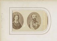 Portretten van Sophia en Oscar, hertogin en hertog van Östergötland