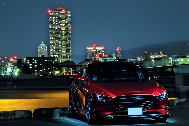 MAZDA3の広島・投稿の秋・夕活・夜活・星空撮影練習中・表現が古い🤣に関するカスタム事例の投稿画像1枚目