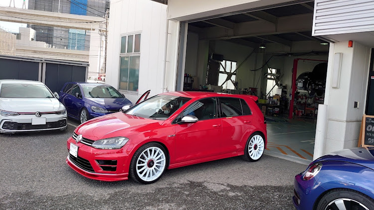 ゴルフ Rの車検の準備に関するカスタム事例の投稿画像1枚目