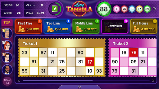 Tambola, Housie, Bingo play live Game