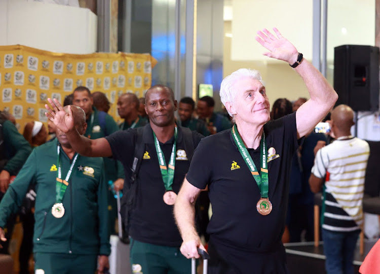 Bafana Bafana coach Hugo Broos tips the trio of Ronwen Williams, Khuliso Mudau and Teboho Mokoena as the only players ready for Europe from his bronze-winning squad.