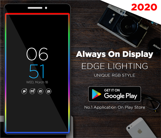 Always on Display: Edge Light & Amoled Clock Free - v1.0.1