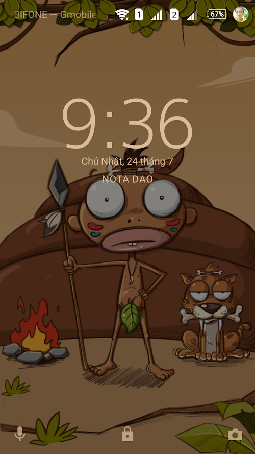 Android application Tribal Boy Xperia Theme screenshort