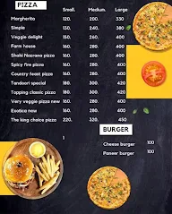 SK New Pizza King menu 1