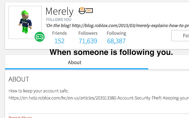 Roblox Follow Checker - roblox account theft