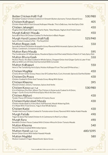 Double Deck Casual Dining menu 