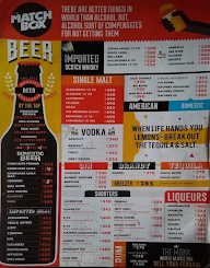 Matchbox Pub & Grub menu 2