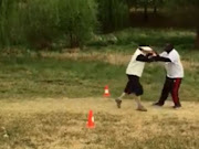 This volunteer at the Roodepoort parkrun is everything. 