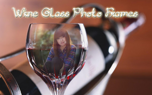 Wine Glass Photo Frames