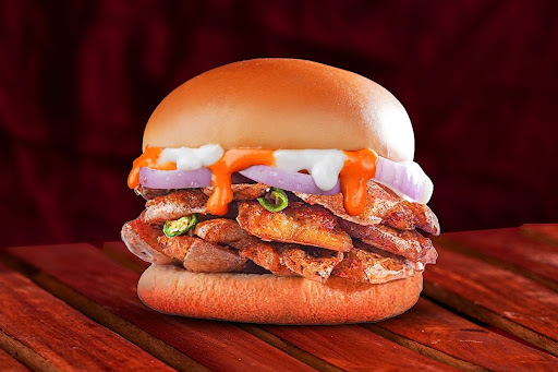 Spicy Aloo Crunch Burger