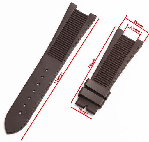 Title 2, Natural Silicone Rubber Watch Strap Instead Of