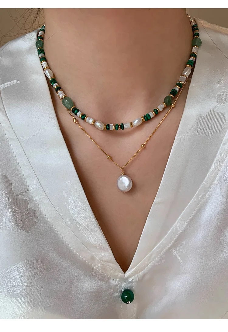 Title 5, Collier de perles deau douce Dopamine Summer G...
