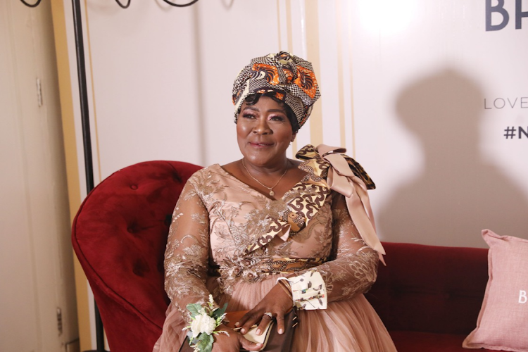 Actress Connie Chiume was honoured by her co-stars for her lifetime achievement award.