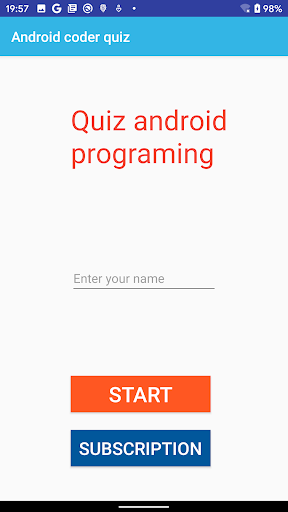 Android Code Quiz