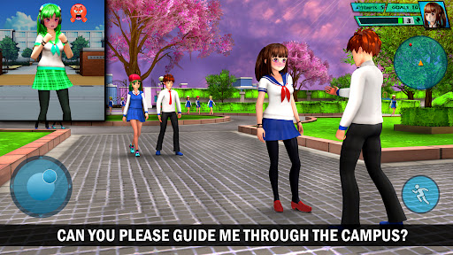 Screenshot School Love Life: Anime Games