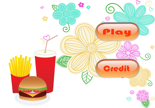 Burger combo meal cooking game