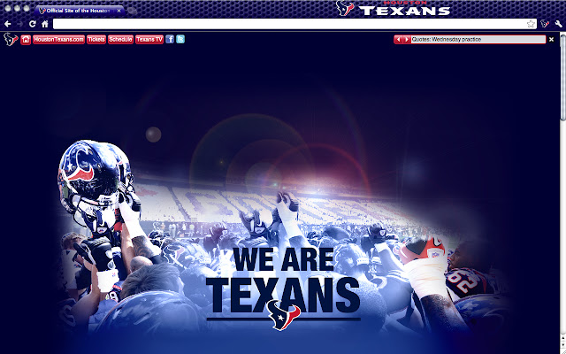 Houston Texans Theme chrome extension